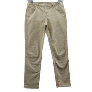 Soft Surroundings Ultimate Denim Slim Jeans Beige Size PL